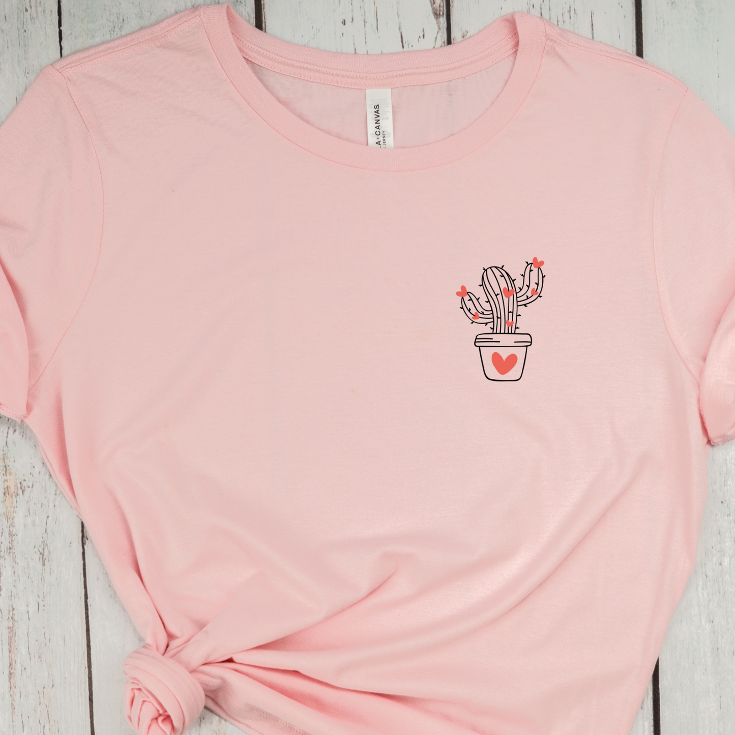 Valentines Cactus Tshirt