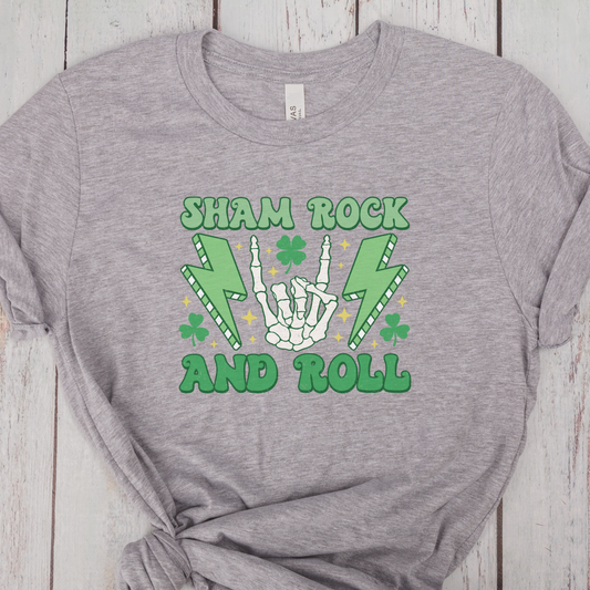 St Patricks Day Rock and Roll Tshirt